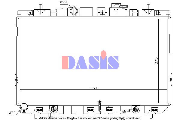 AKS DASIS Radiators, Motora dzesēšanas sistēma 560027N